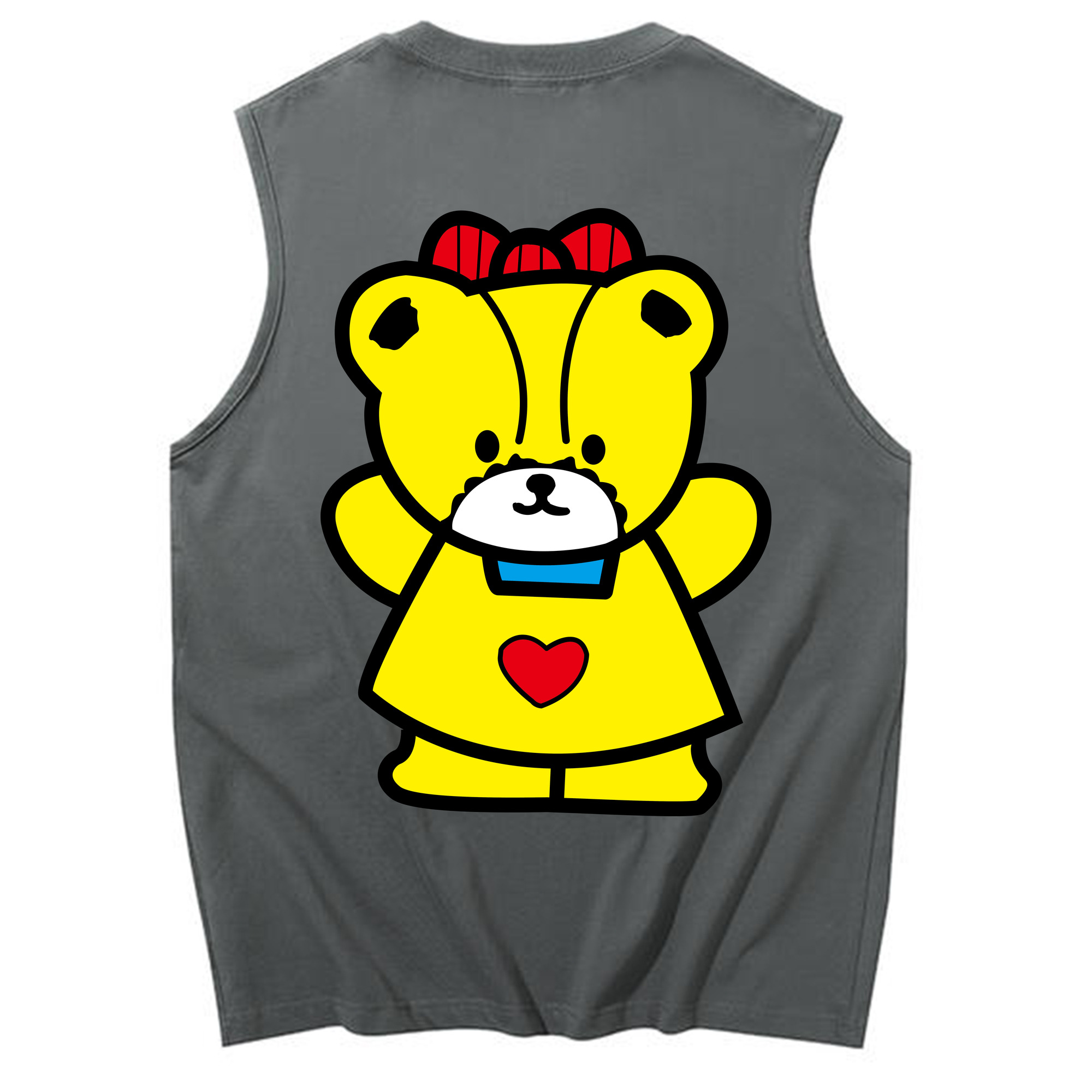 （画像用） Hello Kitty ハローキティ コットン100％タンクトップ（背面プリント）
